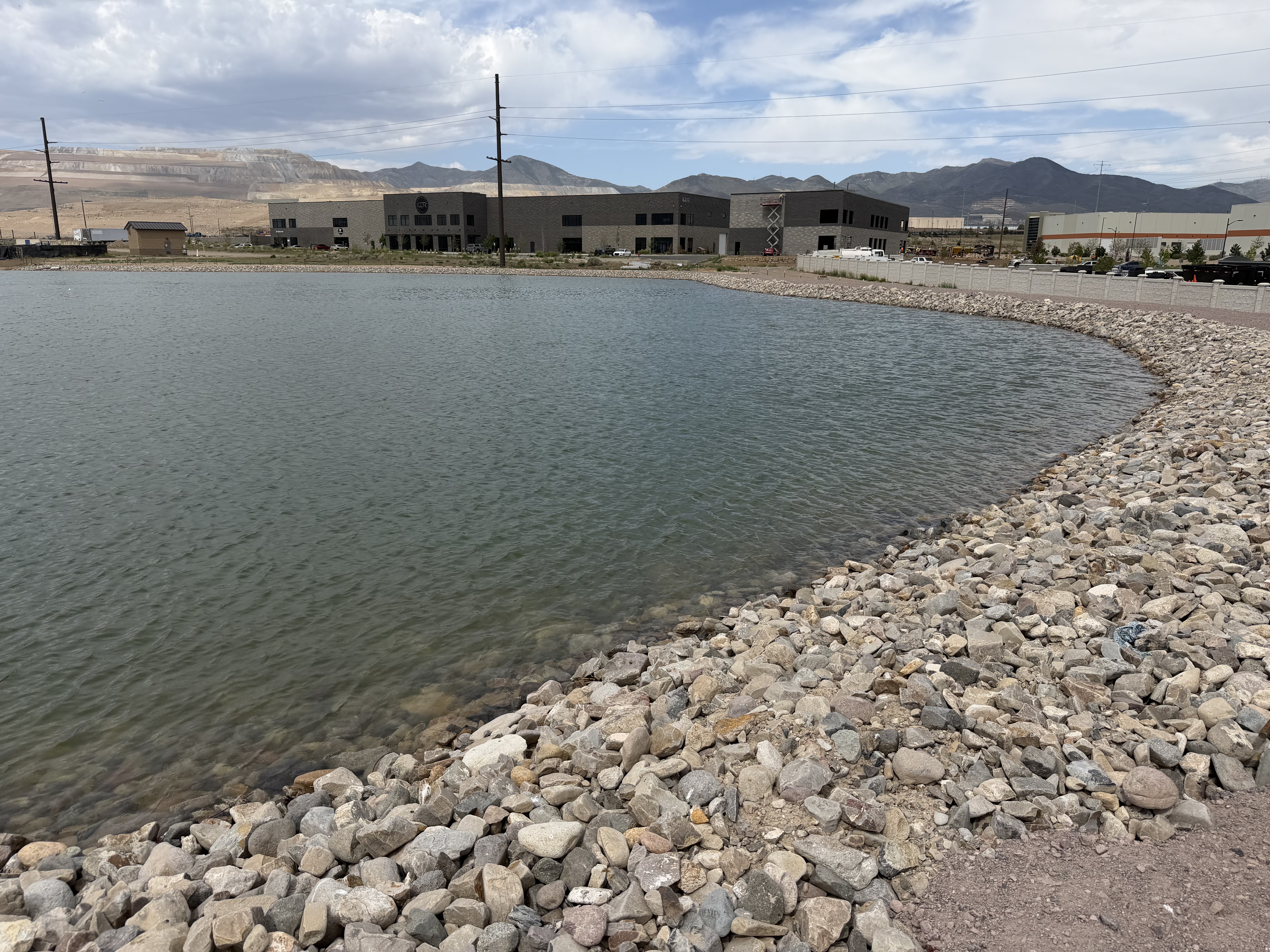Surge Pond Expansion excavation